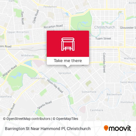 Barrington St Near Hammond Pl map