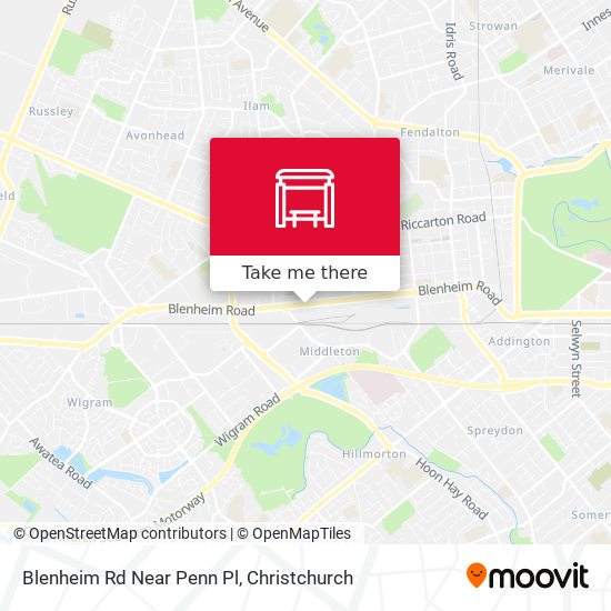 Blenheim Rd Near Penn Pl map