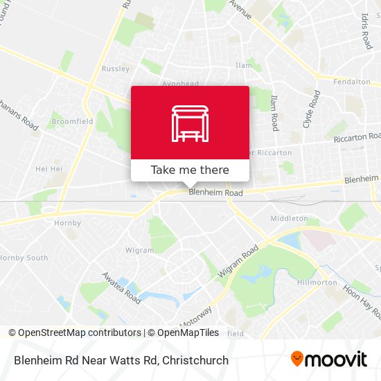 Blenheim Rd Near Watts Rd map
