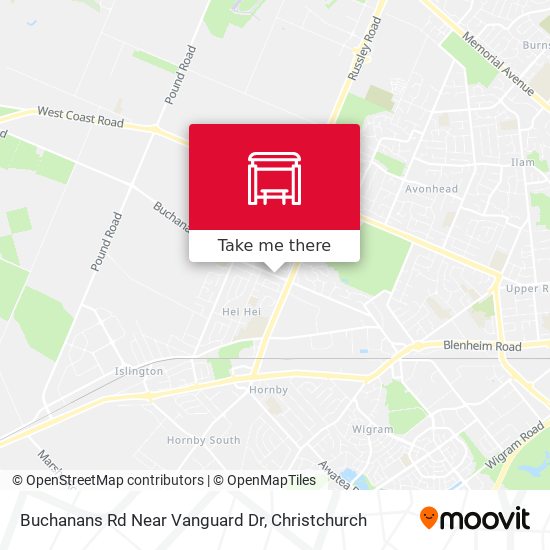 Buchanans Rd Near Vanguard Dr map