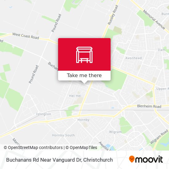 Buchanans Rd Near Vanguard Dr map