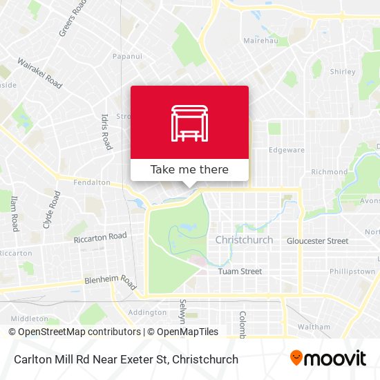 Carlton Mill Rd Near Exeter St map