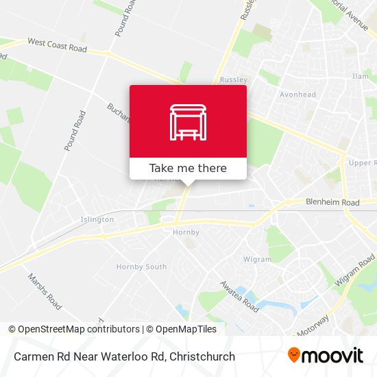 Carmen Rd Near Waterloo Rd map