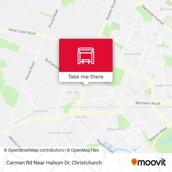 Carmen Rd Near Halwyn Dr map