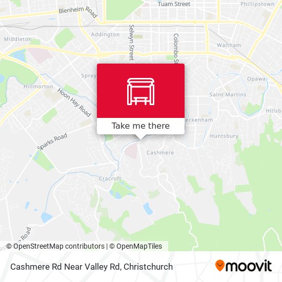 Cashmere Rd Near Valley Rd map