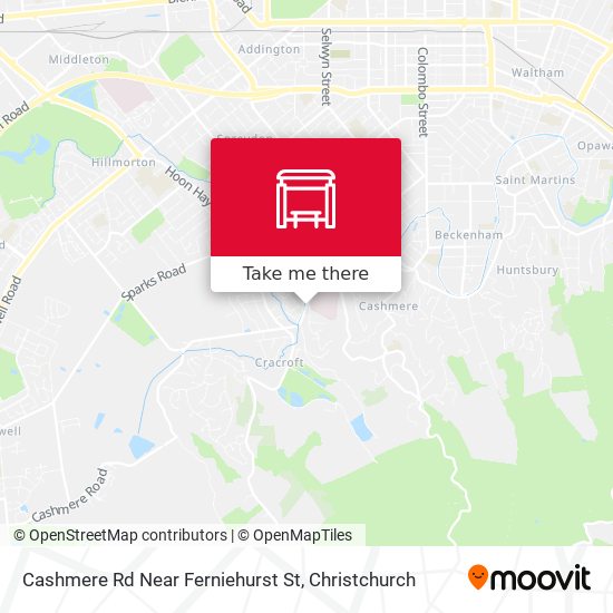 Cashmere Rd Near Ferniehurst St map
