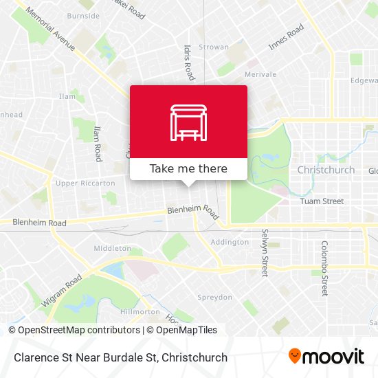 Clarence St Near Burdale St map