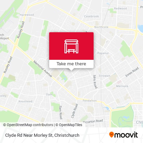 Clyde Rd Near Morley St map