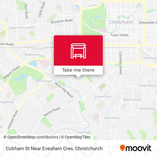 Cobham St Near Evesham Cres map