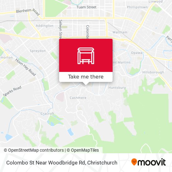 Colombo St Near Woodbridge Rd map