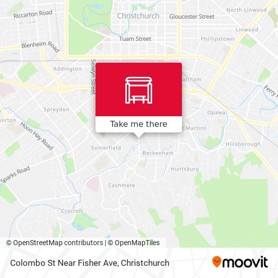 Colombo St Near Fisher Ave map