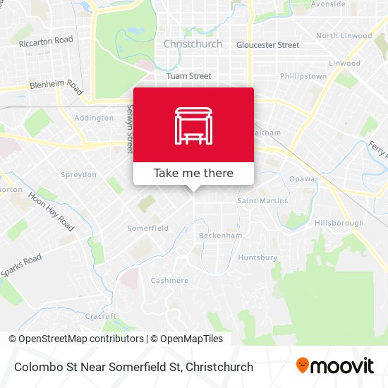 Colombo St Near Somerfield St map