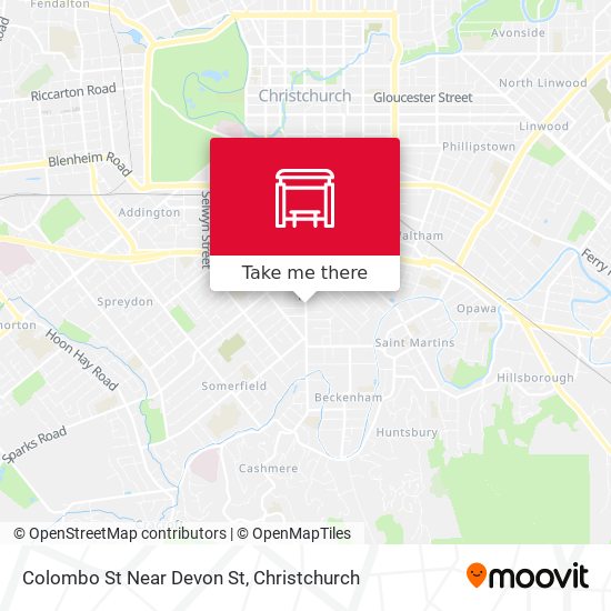 Colombo St Near Devon St map