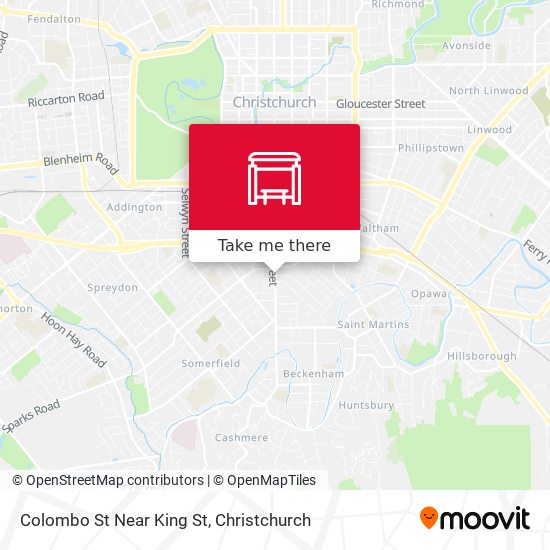 Colombo St Near King St map