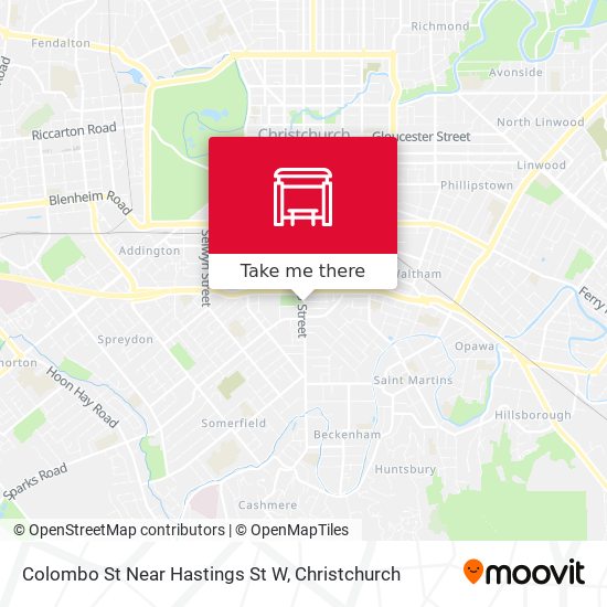 Colombo St Near Hastings St W map