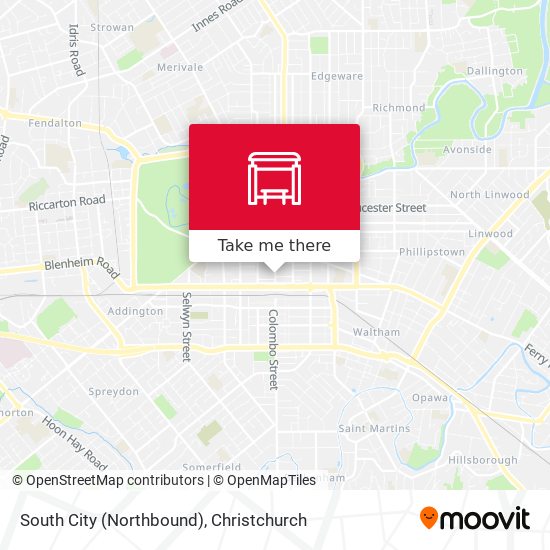 South City (Northbound) map