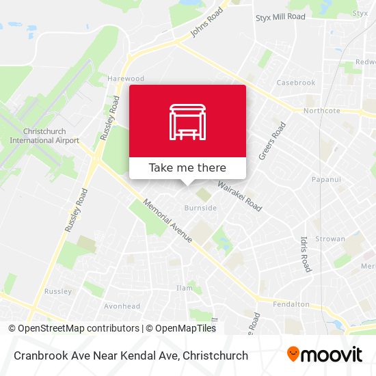 Cranbrook Ave Near Kendal Ave map