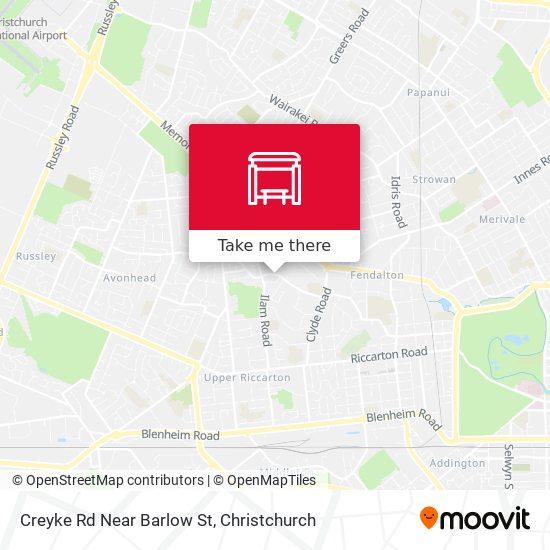Creyke Rd Near Barlow St map