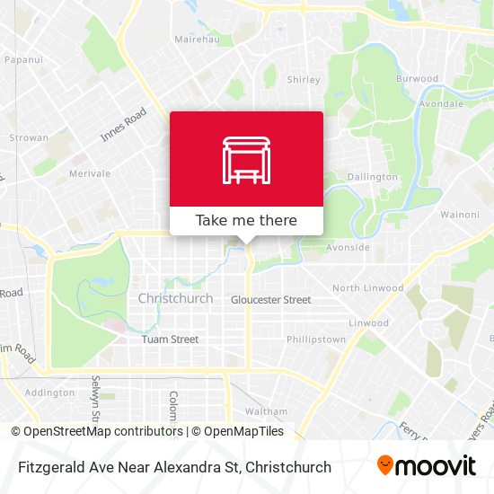 Fitzgerald Ave Near Alexandra St map
