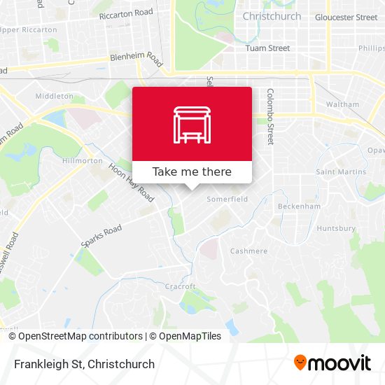 Frankleigh St map