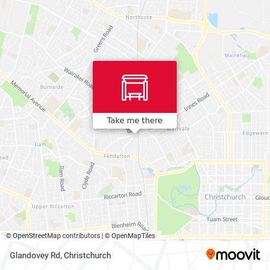 Glandovey Rd map