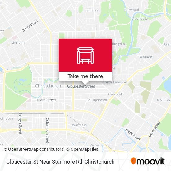 Gloucester St Near Stanmore Rd map
