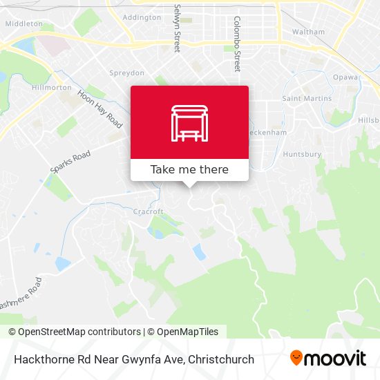 Hackthorne Rd Near Gwynfa Ave map