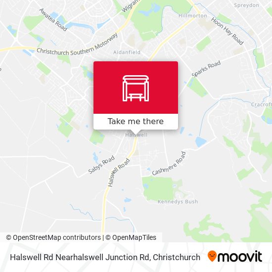 Halswell Rd Nearhalswell Junction Rd map