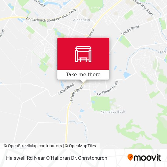 Halswell Rd Near O'Halloran Dr map