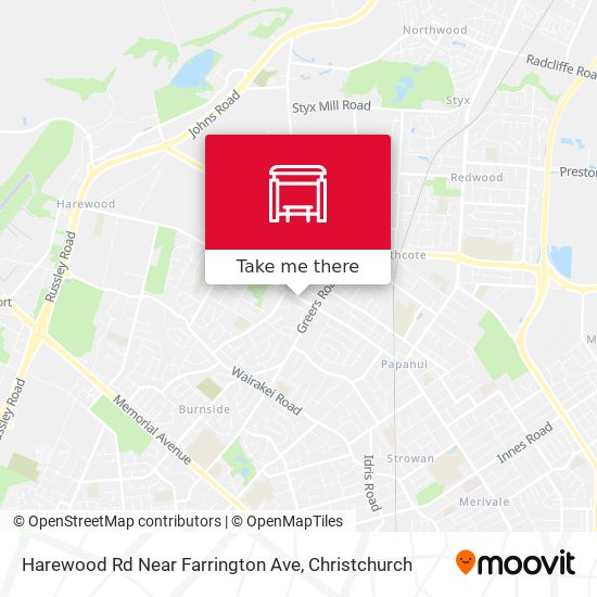 Harewood Rd Near Farrington Ave map