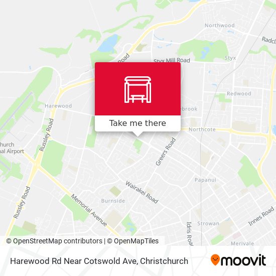 Harewood Rd Near Cotswold Ave map