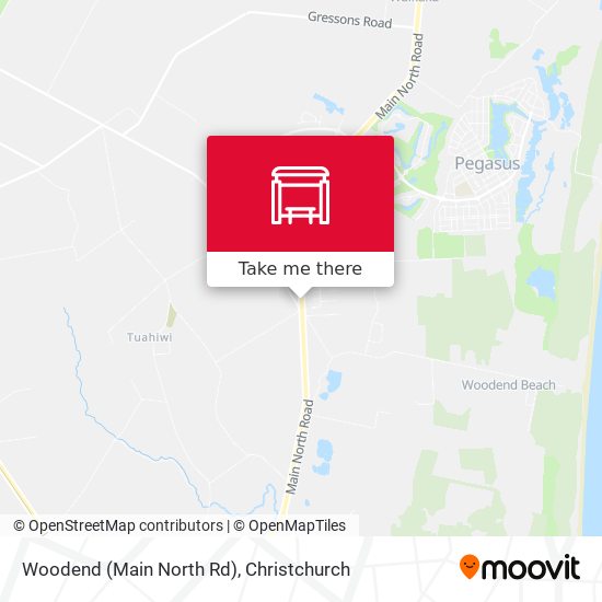 Woodend (Main North Rd) map