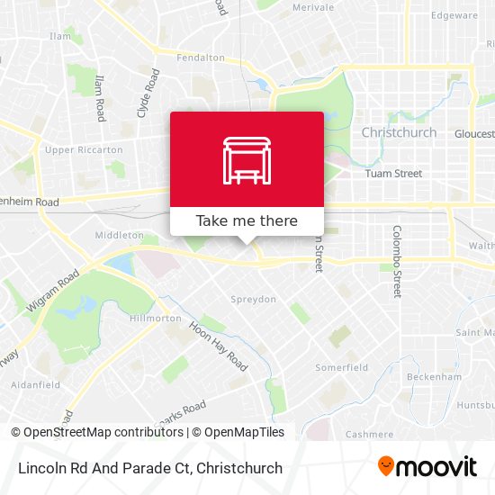 Lincoln Rd And Parade Ct map