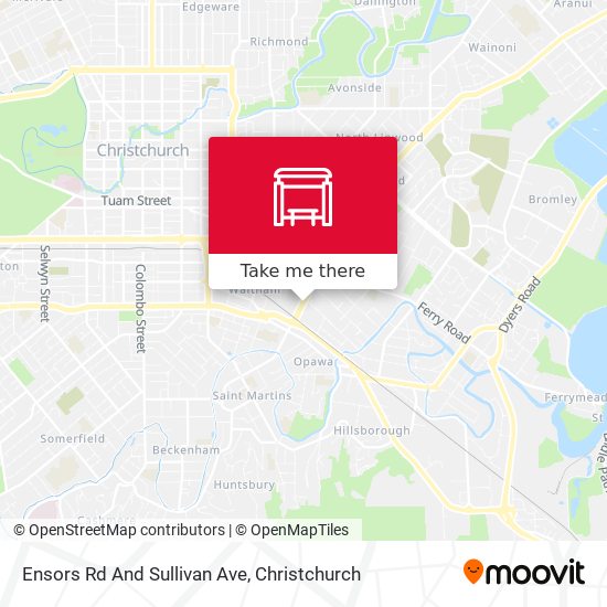 Ensors Rd And Sullivan Ave map