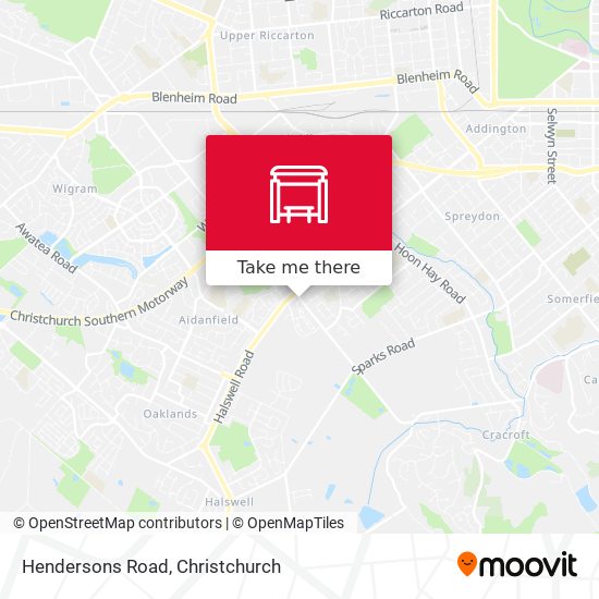 Hendersons Road map