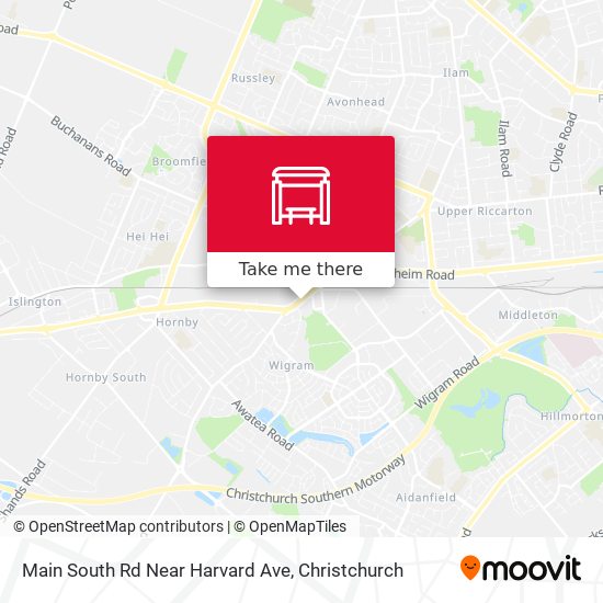 Main South Rd Near Harvard Ave map