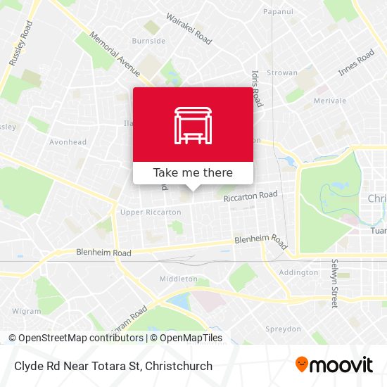 Clyde Rd Near Totara St map