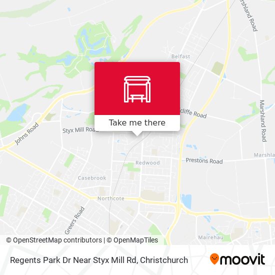 Regents Park Dr Near Styx Mill Rd map