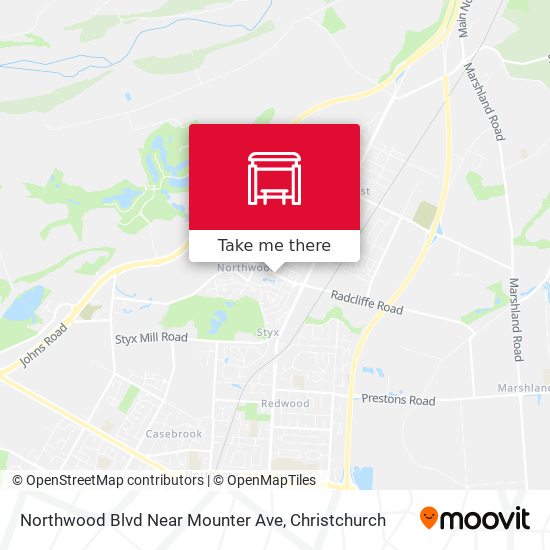 Northwood Blvd Near Mounter Ave map