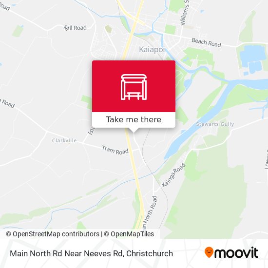 Main North Rd Near Neeves Rd map