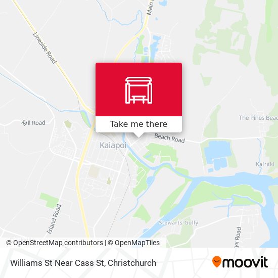Williams St Near Cass St map