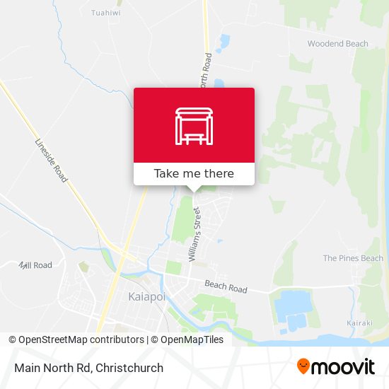 Main North Rd map