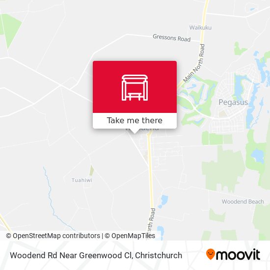 Woodend Rd Near Greenwood Cl map