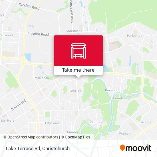Lake Terrace Rd map