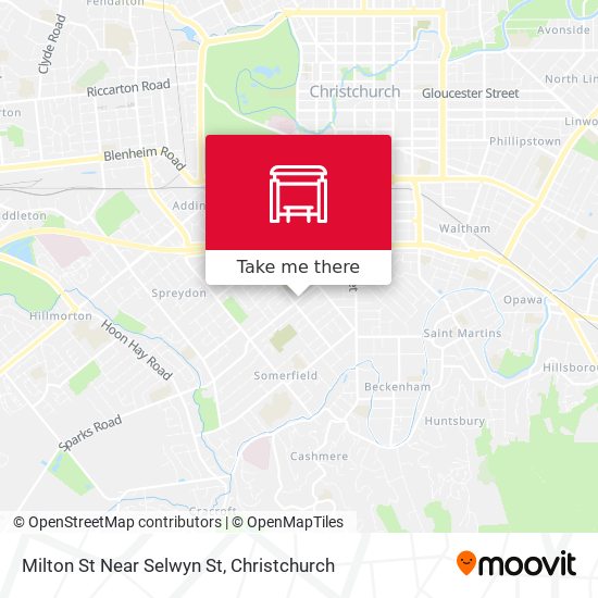 Milton St Near Selwyn St map