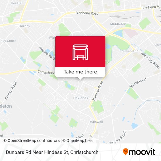 Dunbars Rd Near Hindess St map