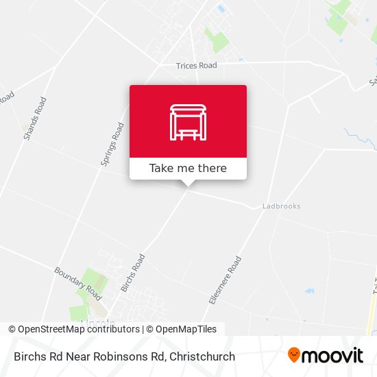 Birchs Rd Near Robinsons Rd map