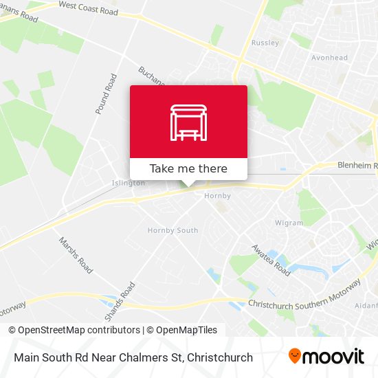 Main South Rd Near Chalmers St map