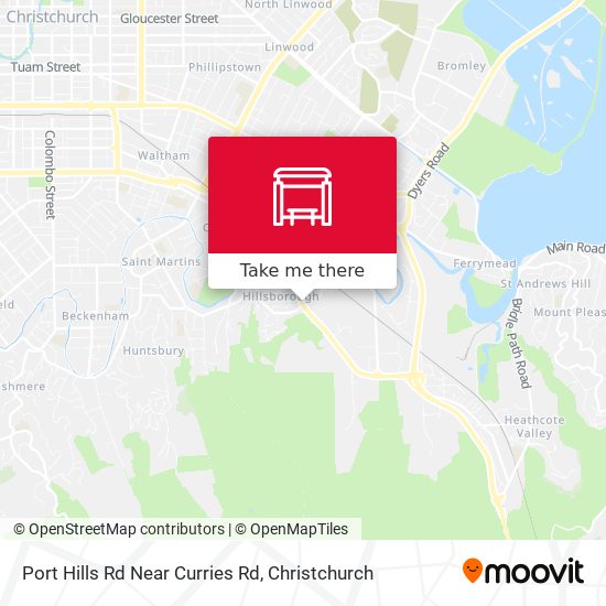 Port Hills Rd Near Curries Rd map