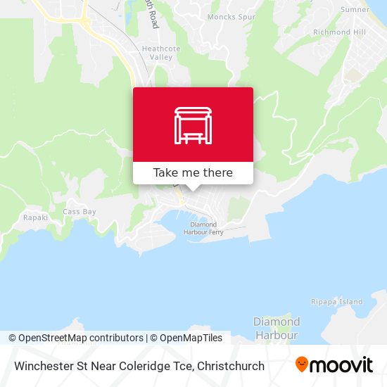 Winchester St Near Coleridge Tce map